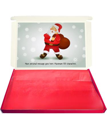 Personalised JOLLY SANTA Christmas Chocolate Selection Box Gift Hamper - Buy Online on SooperMarket.com