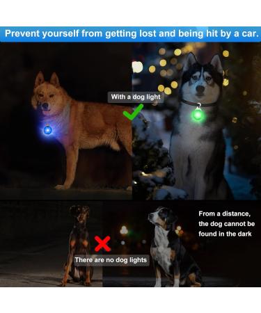 6 PCS LED Blinking Safety Lights for Dogs Cats & Kids - Bright Rechargeable Perfect for Pets & Cyclists - Buy Online on SooperMarket.com
