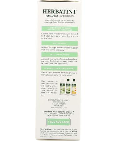 Herbatint Hair Color Golden Chestnut 4D - 4.56 Fl Oz | Natural Long-Lasting Hair Dye for Vibrant Color | International Shipping Available - Buy Online on SooperMarket.com
