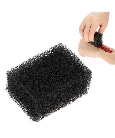 Halloween Xmas Carnival Special FX Stipple Sponge Blood Scar Stubble Effects Wound Makeup Applicator - Black(02# Fine Hole)