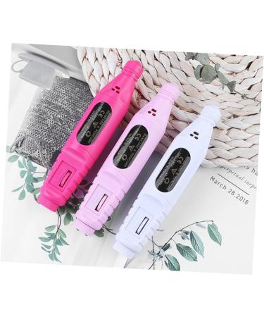 POPETPOP Portable Nail Drill Nail File Drill Portable Nail Polishing Machine Nail Drill Machine Professional Acrylic Gel Tool Acrylic Nails Tools Nails Gel Electric Tools Sander Manicure 13.8*2.8cm Rosy - Buy Online on SooperMarket.com