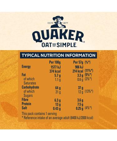 Quaker Oat So Simple Golden Syrup Porridge Pots 57 g (Pack of 24) - Buy Online on SooperMarket.com