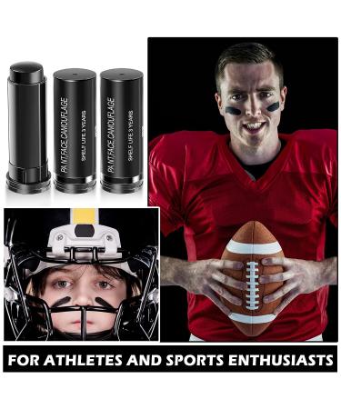 3Pcs Eye Black Stick for Athletes - Sporting Body Paint Kit for Halloween Makeup & Cosplay - Buy Online on SooperMarket.com