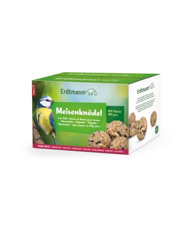 ERDTMANNS - 150 Meisenkn del without a network for wild birds in the cardboard I environmentally friendly composition i light food intake I for songbirds I large quantity