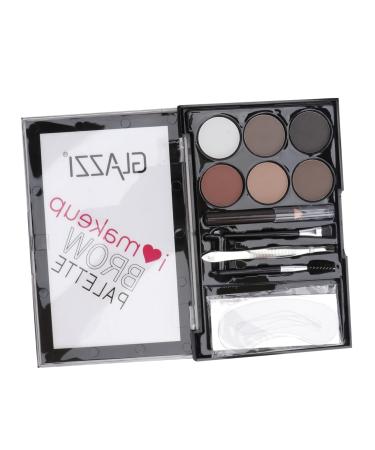 HAPINARY 1 Set Eyebrow Powder Set Beauty Cosmetics Pallet Matte and Lit e Abs 1 count (Pack of 1) As Shown