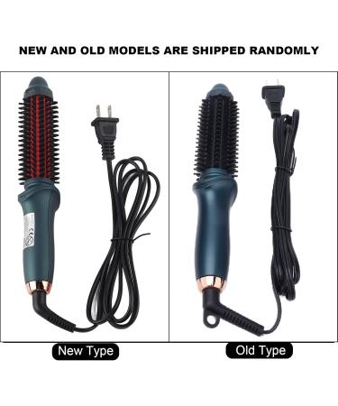 Buy 2-in-1 Curling Iron & Brush - Portable Electric Hair Styler for All Hairstyles - Constant Temperature - Green - Buy Online on SooperMarket.com