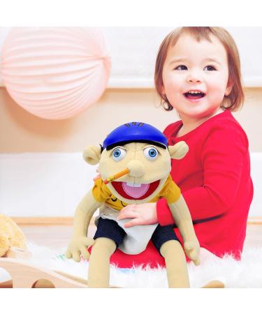 Jeffy Soft Plush Hand Puppet 58cm - Mischievous Funny Toy with Working Mouth | Perfect Gift for Kids - Birthday, Christmas, Halloween | Ideal for Play House and Teaching Preschool - Buy Online on SooperMarket.com