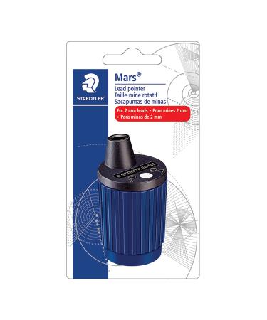Staedtler 502 BK A6 Mars Rotary Action Lead Pointer and Tub for 2mm Leads  502BKA6 Blue 1 Pack
