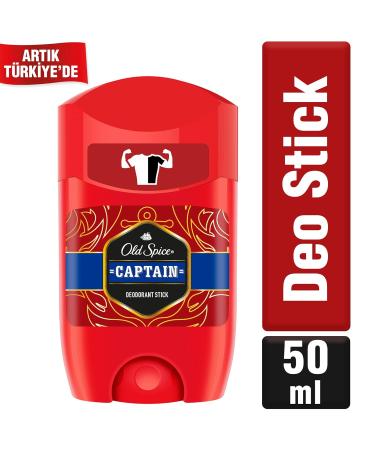 Old Spice Captain Stick Deodorant 50 ml / 1.7 Oz - Pack of 6 - Buy Online on SooperMarket.com