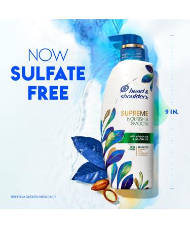 Head & Shoulders Supreme Dry Scalp Treatment Shampoo & Conditioner Set - Sulfate-Free, Nourishing with Jojoba & Argan Oil - 21.2 Fl Oz - Buy Online on SooperMarket.com