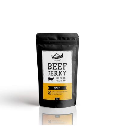 Craftsman Beef Jerky - 100% Natural Sugar-Free Protein 68% | 4x50g Pack | Bavarian D rrfleisch Mix | Smoky Chili & Hemp Pepper Biltong - Buy Online on SooperMarket.com