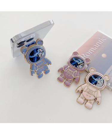 Rnrieyta Miago B r Astronaut Stand Shell for iPhone 12 Mini | Cute Crystal Bumper Case with Kickstand - Bling Transparent Protection - Buy Online on SooperMarket.com