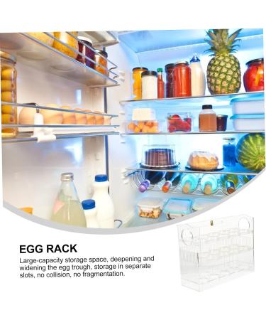 ABOOFAN Egg Storage Box Tray with Lid Drawer Organizer Plastic Egg Tray Egg Storage Holder Dog Storage Rack - Buy Online on SooperMarket.com