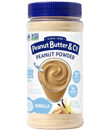 Peanut Butter & Co. Vanilla Peanut Powder, Non-GMO Project Verified, Gluten Free, Vegan, 6.5 oz Jar Vanilla 6.5 Ounce (Pack of 1)
