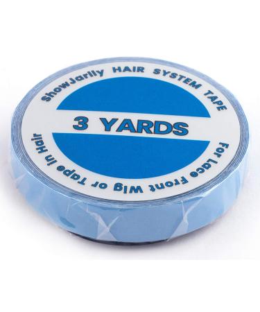 ShowJarlly Double Sided Adhesive Blue Lace Front Wig Tape Roll - 0.8 CM * 3 Yards - Buy Online on SooperMarket.com