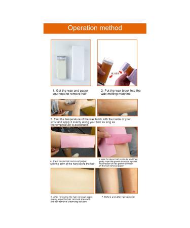 High Efficiency Hair Removal Wax Roller - Safe Depilatory Wax 6 Pack for Strong Viscosity & Smooth Arms | International Shipping Available - Buy Online on SooperMarket.com