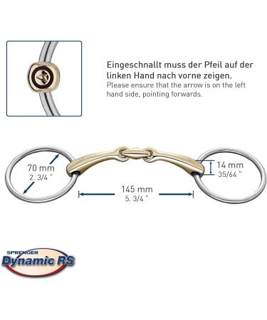 Buy Sprenger Dynamic RS Bridle 14mm - SENSOGAN Silver 14.5 | International Shipping Available - Buy Online on SooperMarket.com