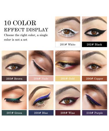LSxia 2-in-1 Green Gel Eyeliner Set - Waterproof, Smudge Proof, High Pigment Eye Makeup with Brush - Cream Eyeliner Pot for Women - Buy Online on SooperMarket.com