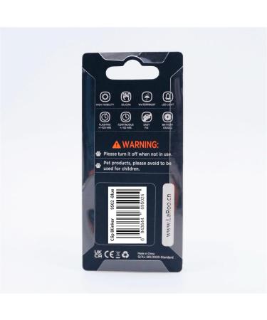 Laroo Safety LED Light Band for Dogs & Cats | Waterproof Easy-Attach Flashing Light for Collars & Dishes - Bright Outdoor Sports Gear - Buy Online on SooperMarket.com