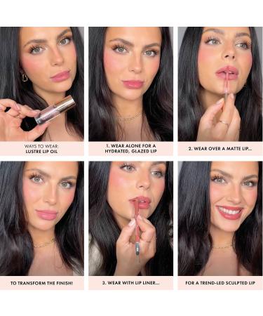 ICONIC LONDON Lustre Lip Oil - Non-Sticky Moisturizing High Shine Vegan Lip Oil with Vitamin C & Hyaluronic Acid - Sugar Mama (Pink) | Cruelty Free eCommerce - Buy Online on SooperMarket.com