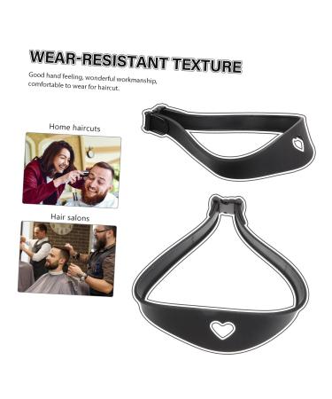 Silicone Hair Band & Cutting Guide Tool - Hair Trimming Template for Fade & Shaping | 56x4cm Black - Buy Online on SooperMarket.com