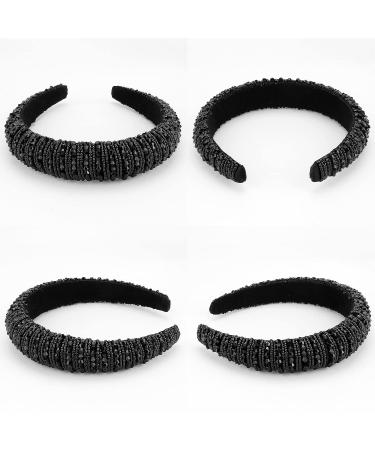 Ondder Rhinestone Headband for Women - Crystal Beaded Padded Hairband - Buy Online on SooperMarket.com