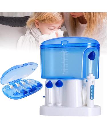 Sinus Rinse Kit With Pressure Adjustable Nasal Wash Irrigation Device 1000ml Large Capacity Water Tank Nose Cleaner