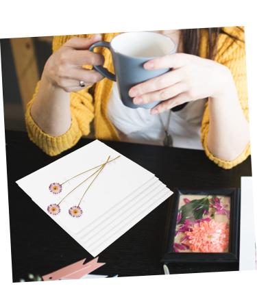 FRCOLOR Barber Dried Flower Embossed Blotter for Pressing Herbarium Flower Specimens - White Crown Design | 1 Count - Buy Online on SooperMarket.com