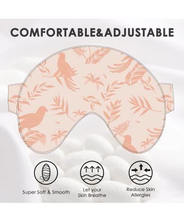 Silk Cotton Luxury Sleep Mask - 100% Light Blockout for Sleeping, Travel, Yoga - Soft Mulberry Eye Shade for Men and Women - Buy Online on SooperMarket.com