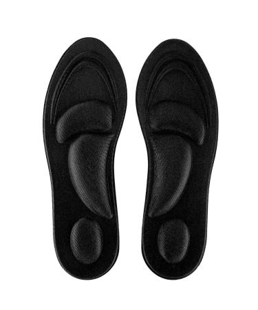 VGEBY1 1 Pair Insoles Orthopedic Insole for Sports Sponge Flat Feet Orthosis Black homme