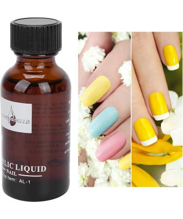Nail Extension Acrylic Liquid Nail Acrylic Liquid Acrylic Liquid Safe Non irritating for Household Home Use Nail Salon(30ml) - Buy Online on SooperMarket.com