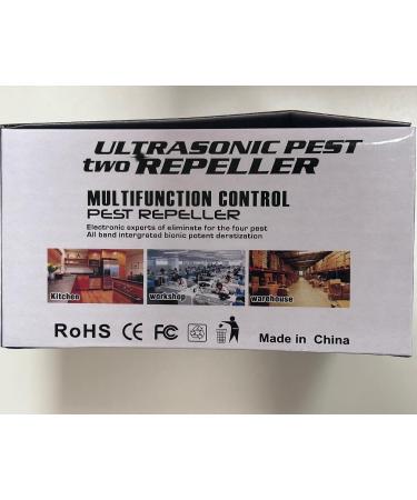 Ultrasound Pest Control - 6 Piece Electronic Mosquito & Insect Defense for Indoor Use | Effective Protection Against Mosquitoes Spiders & Insects - Buy Online on SooperMarket.com