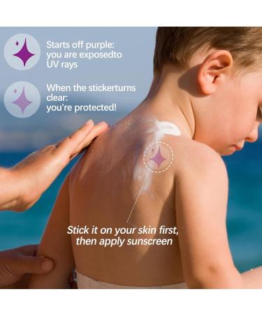 Neamou Sun Patch | Waterproof UV Detection Stickers | Sunblock Face Stick Sunblock Patches Clear Sunscreen Stick for Face Know When to Re-Apply BSZ-005 - Buy Online on SooperMarket.com