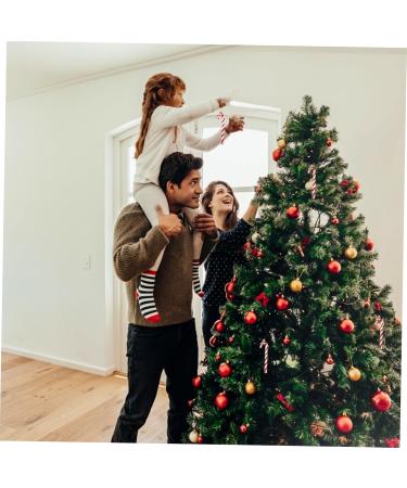 Cabilock 18 Pcs Crutch Pendant Holiday Candy Cane Hanging Ornament Kid Toy Child Christmas Plastic Makeup Red - Buy Online on SooperMarket.com