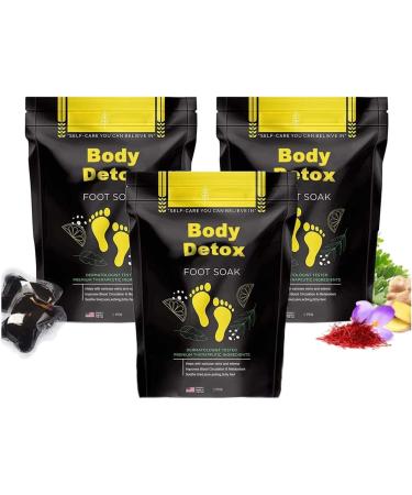 Herbal Detox&shaping Cleansing Foot Soak Beads Slimwe Body Detox Foot Soak Herbal Foot Cleansing Soak Beads for Foot Care (3 Box)