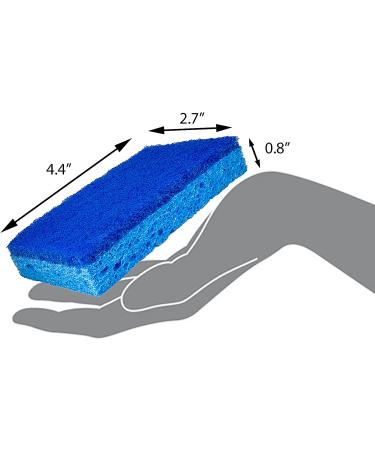 Amazon Basics Non-Scratch Sponges 6-Pack - Gentle Cleaning for Dishes and Surfaces - Buy Online on SooperMarket.com