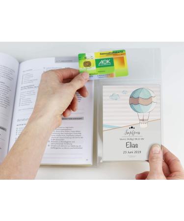 OLGS U-Book & Vaccination Pass Cover Set | Personalized 3-Part Hot Air Balloon Design | Ideal Gift for Transport & Examination Needs - Buy Online on SooperMarket.com