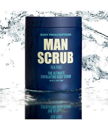 Body Prescriptions Men's Tea Tree Body Scrub - Ultimate Exfoliating Formula - 1.35 lb Jar - Buy Online on SooperMarket.com
