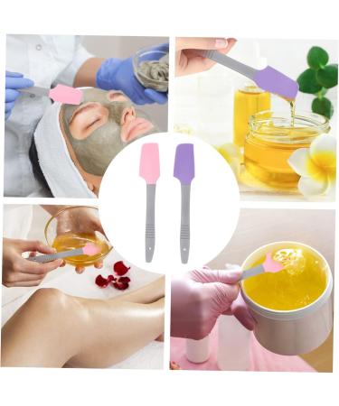 Fomiyes 6 STK Silicone Wax Spatula Set - Practical Tool for Applying Wax | Durable Wide Wax Sticks for All Your Waxing Needs - Buy Online on SooperMarket.com