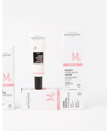 Velvety Hydro-Biotic Cream - Hydrating Hyaluronic Acid & Magnesium for Sensitive Skin - Vegan Hypoallergenic Moisturizer - 1 Oz - Buy Online on SooperMarket.com