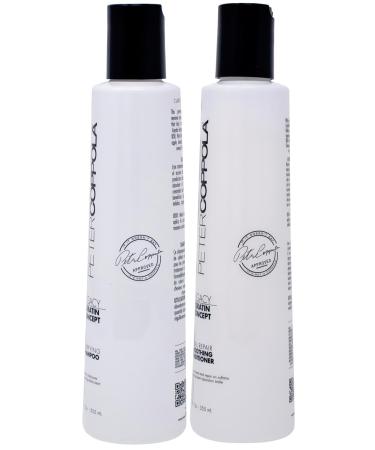 PETER COPPOLA Total Repair Shampoo & Conditioner Duo | Color-Safe Sulfate-Free Hair Care for Color Treated Hair | Keratin Treatment Aftercare (12 Fl Oz - Buy Online on SooperMarket.com