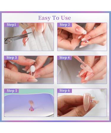 2 Set Nail Stand for Press-On Nails Display - Aurora Acrylic Exercise Hand for Nail Design & Magnetic Tips - Buy Online on SooperMarket.com