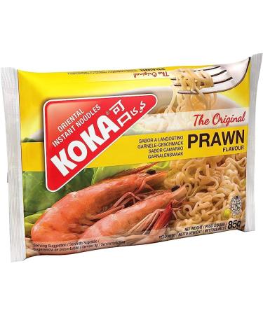 Koka Oriental Style Instant Noodles | Prawn Flavour | Snack or Meal Accompaniment | Ready in 2 Minutes | 85g (Pack of 30) - Buy Online on SooperMarket.com