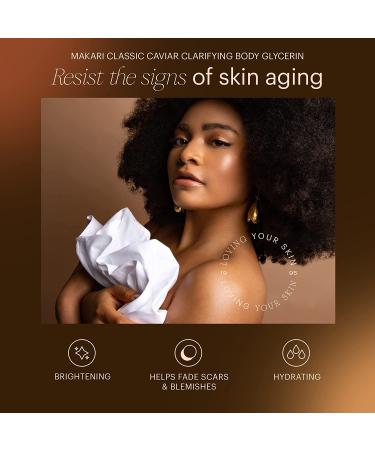 Makari Classic Caviar Skin Brightening Body Glycerin 5.1 fl.oz - Anti-Aging Gel-Cream | Moisturizing & Brightening for Dark Marks, Scars, Wrinkles, Dry Patches - Buy Online on SooperMarket.com