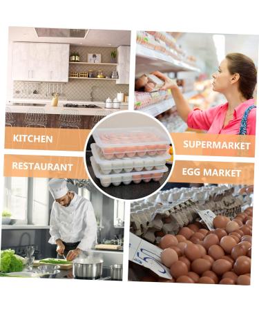 OSALADI 1pc box Container Egg Household Compartment Kitchen Preservation Holder Home Crisper Food -grid - Buy Online on SooperMarket.com