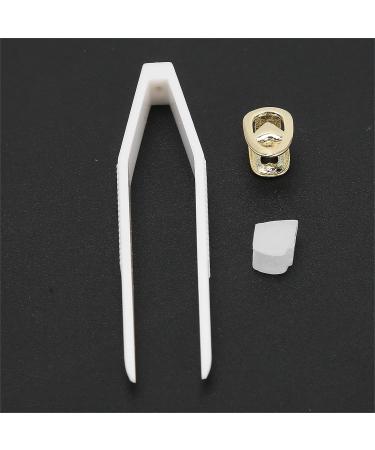 Teeth Brace Decoration Hip Hop Teeth Decoration Copper 2 Single for Concert for Party(gold) - Buy Online on SooperMarket.com