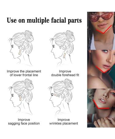 100PCS Invisible Face Tape - Waterproof Facial Lifting Tape for Wrinkles Removal & Double Chin Achieve a Slim & Firm Face - Buy Online on SooperMarket.com
