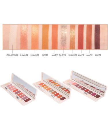 3Pcs Eye Shadow Glazed Eyeshadow Plate 10 Colors Eye Shadow Plate Makeup PalettesMakeup - Buy Online on SooperMarket.com