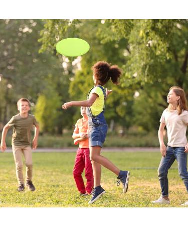 28 Pcs Colorful Soft Flying Discs for Kids & Pets - Bulk Rubber Disk Flyer Toy for Backyard Games & Parties - 7 Colors - Buy Online on SooperMarket.com