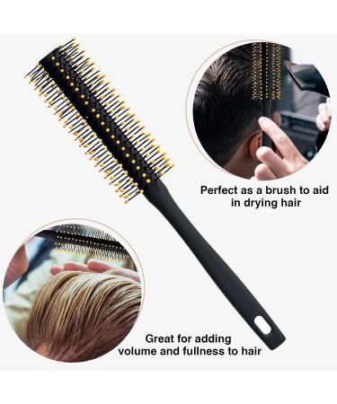 Professional Hair Styling Comb and Brush Set for Men - Ideal for Quiff, Pompadour, Dry & Wet Styling - All Hair Types & Styles - Buy Online on SooperMarket.com